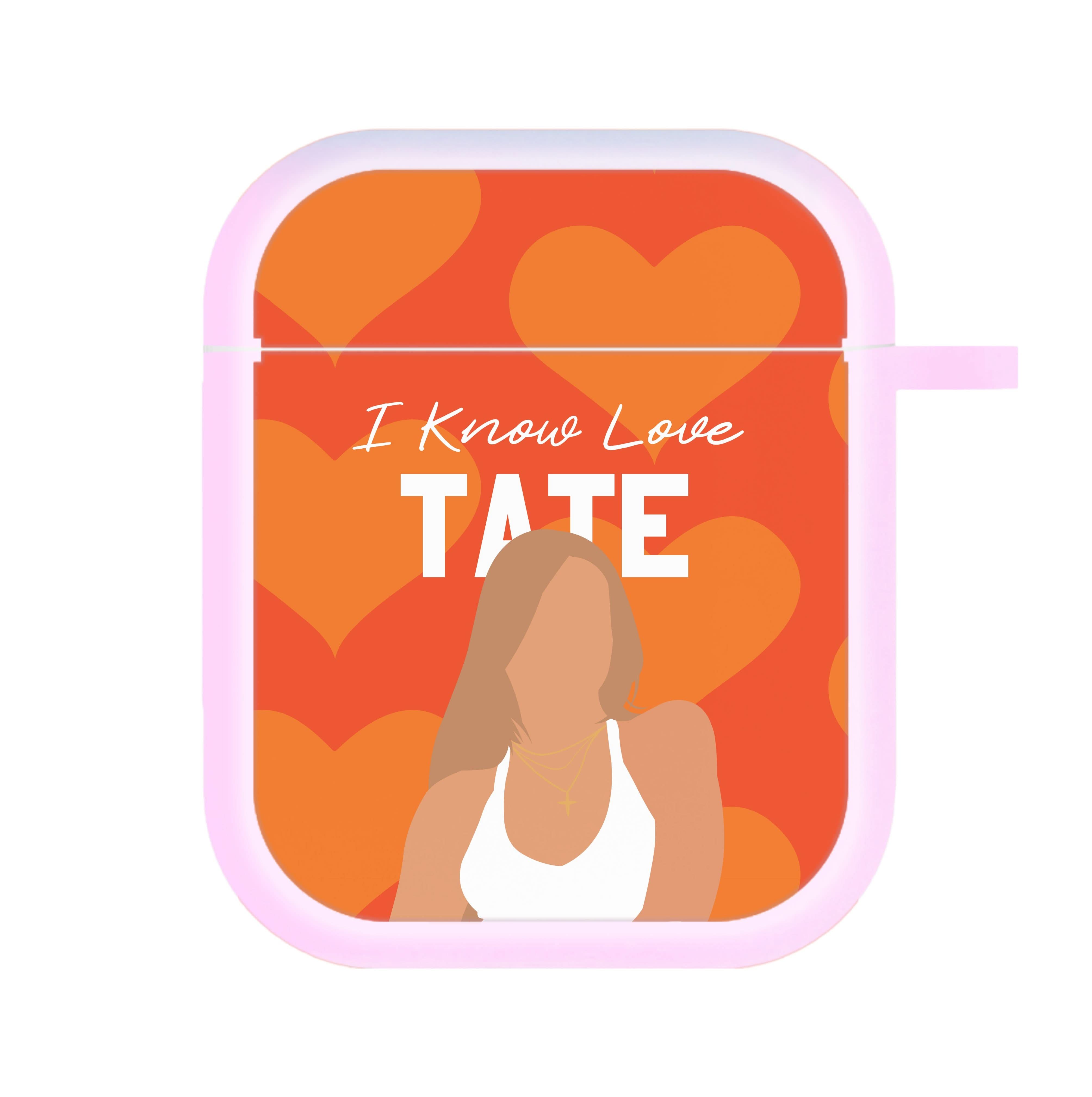I Know Love Pattern AirPods Case