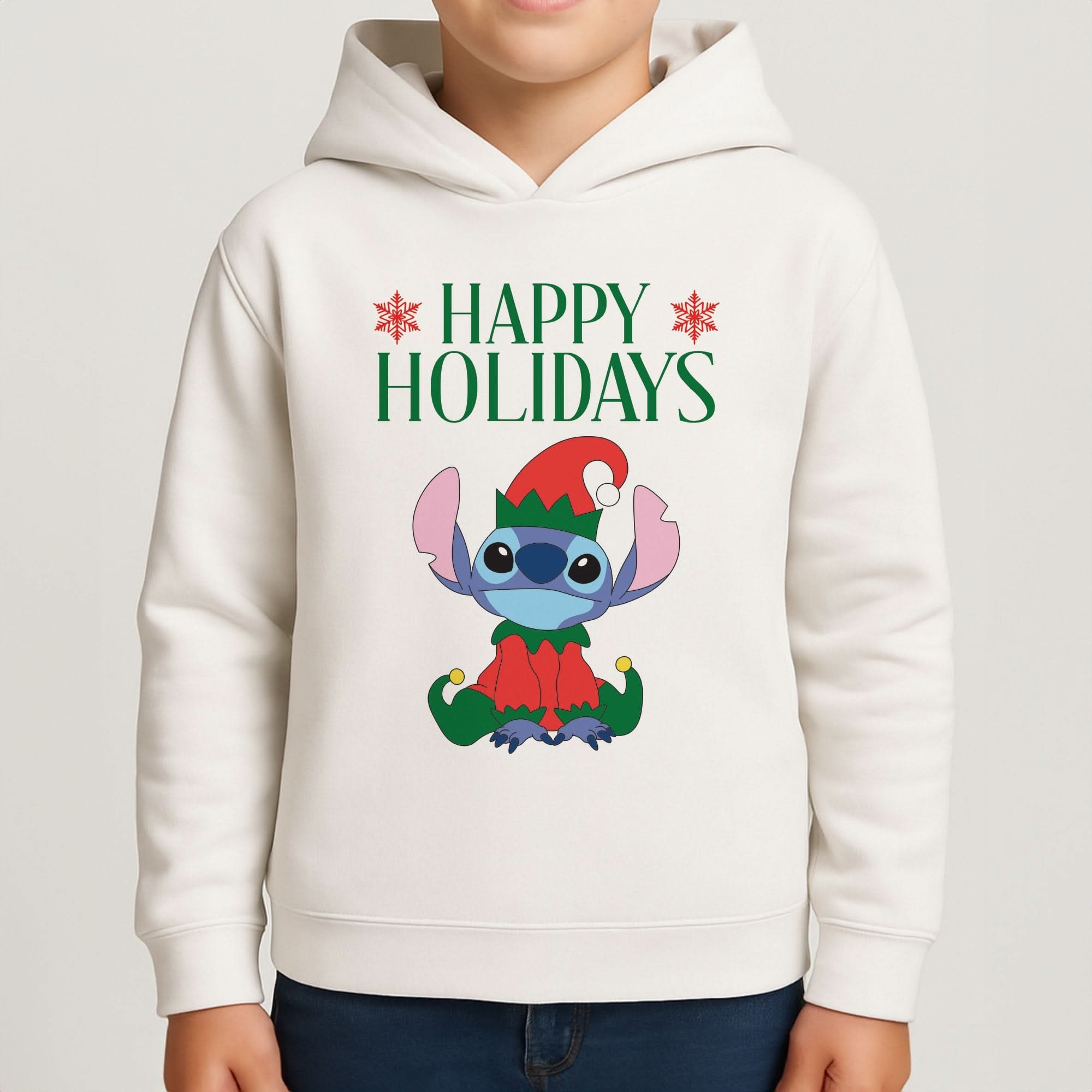 Cute Blue Alien Elf Boys Hoodie