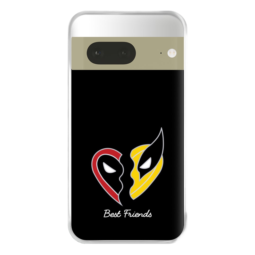 Superhero Best Friends Locket Google Pixel 7a Case