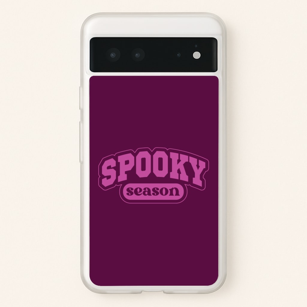 Spooky Season Varsity Google Pixel 6 Case
