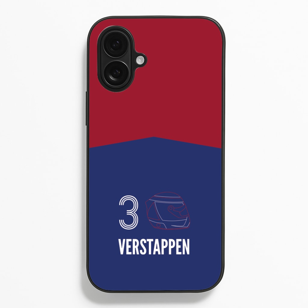 Verstappen Helmet 2026 iPhone 16 Plus Case