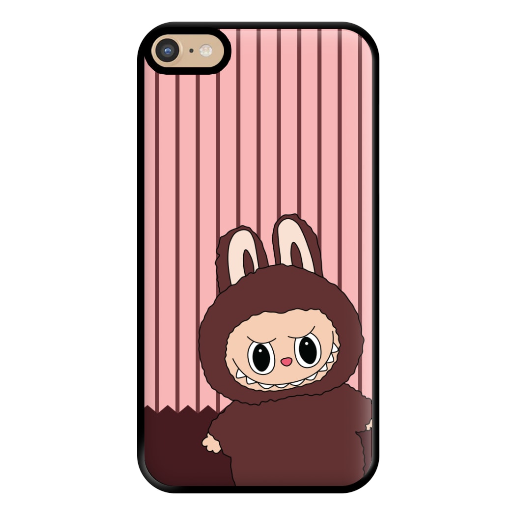 Stripey Cute Brown Monster iPhone 6 Plus / 7 Plus / 8 Plus Case