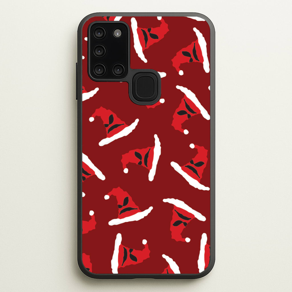 Sorting Christmas Hat Pattern Galaxy A21s Case