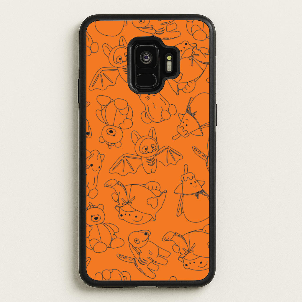 Halloween Plushies Pattern I - Halloween Galaxy S9 Case