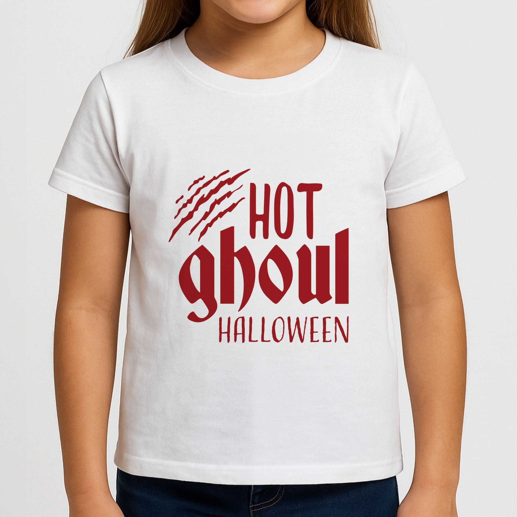 Hot Ghoul Halloween Girls T-Shirt
