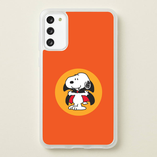 Cartoon Beagle Vampire Galaxy S20 Case