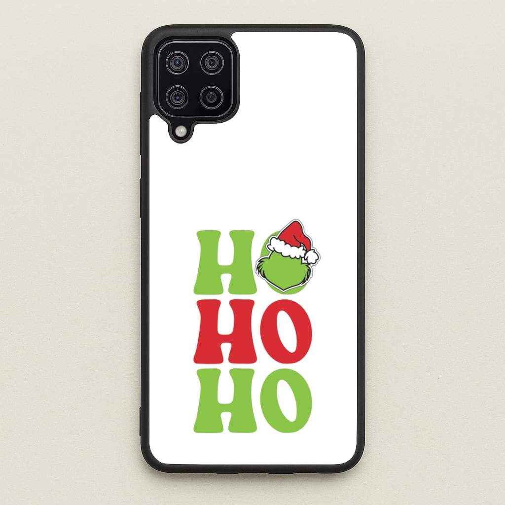 Green Ho Ho Ho Galaxy A12 Case