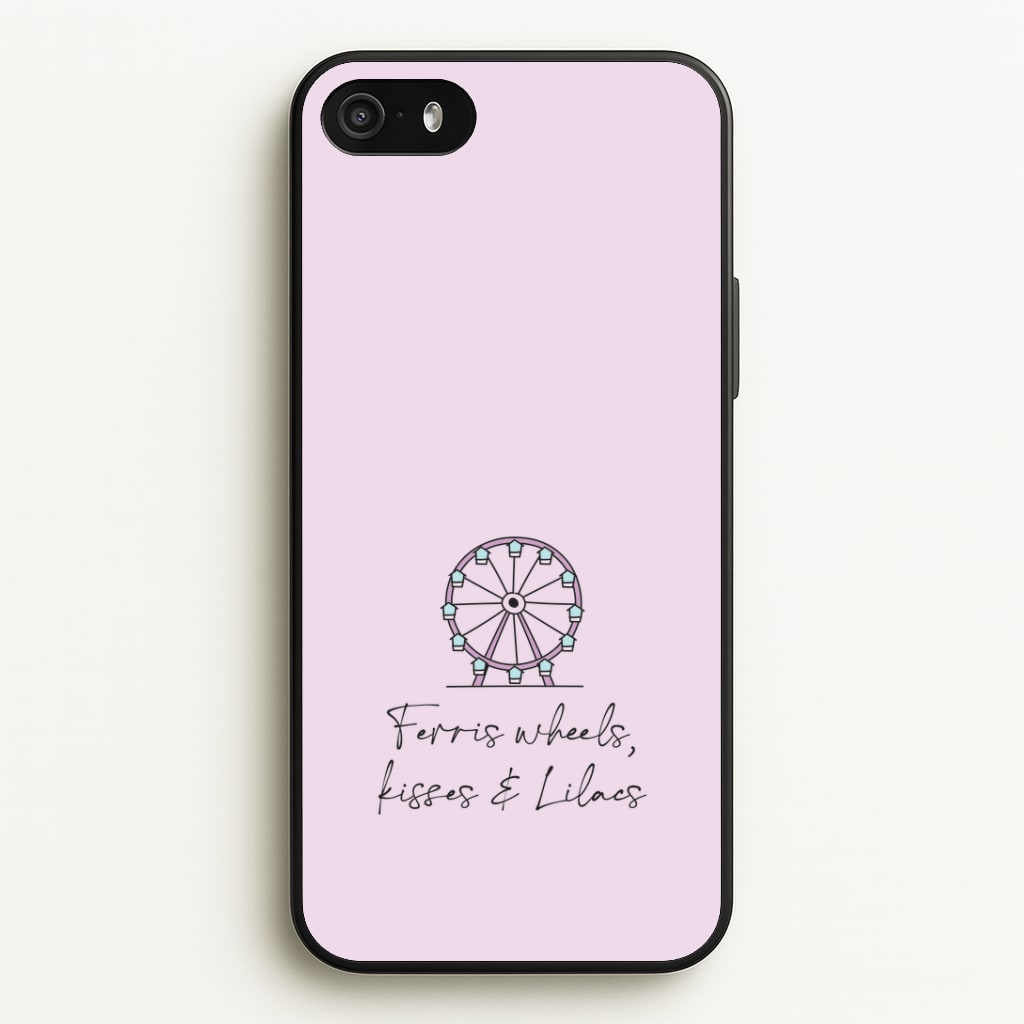 Ferris Wheels, Kisses & Lilacs iPhone 5 / 5s / SE 2016 Case