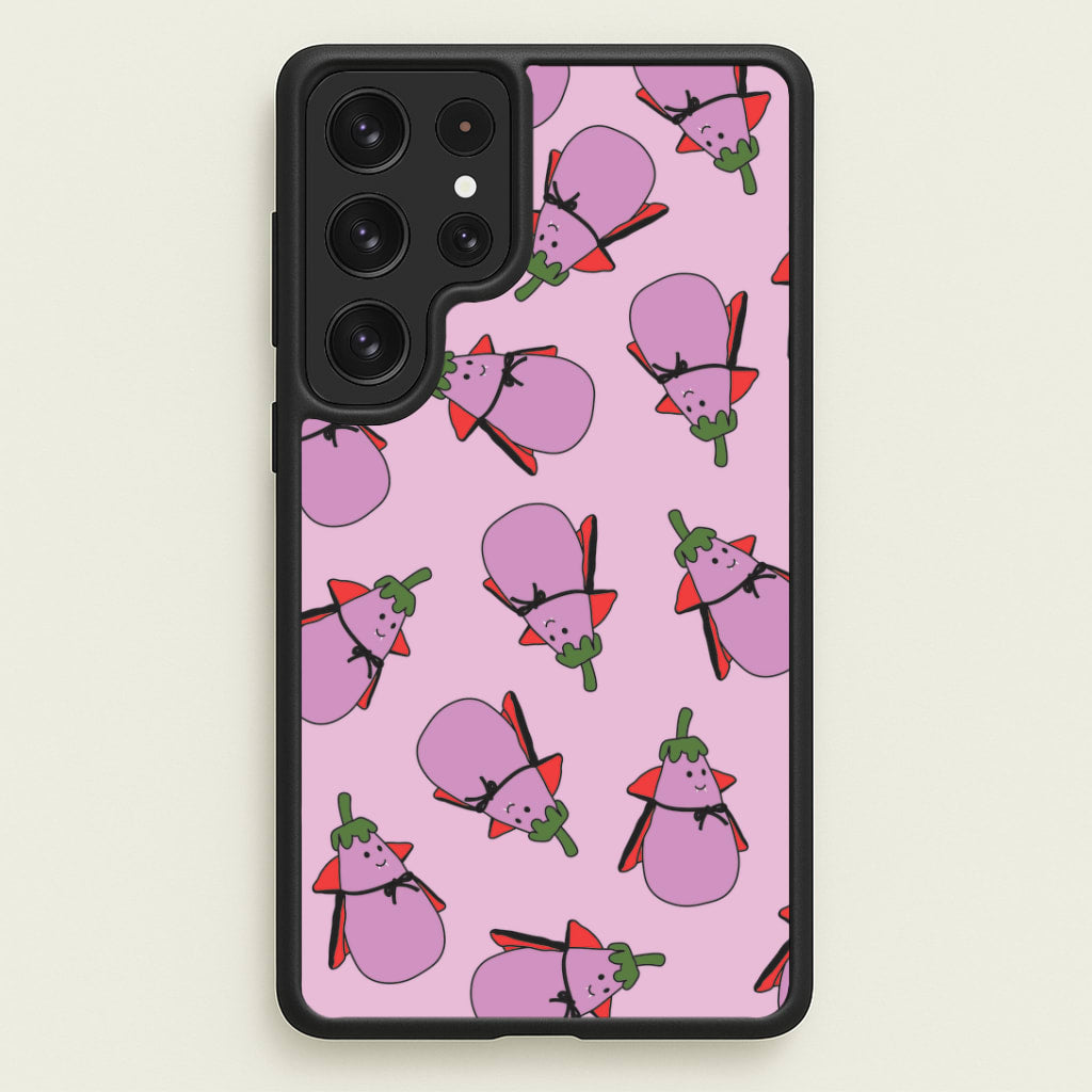 Vampire Vegetable Pattern - Halloween Galaxy S23 Ultra Case