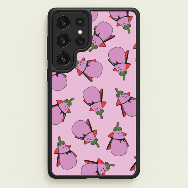 Vampire Vegetable Pattern - Halloween Galaxy S22 Ultra Case