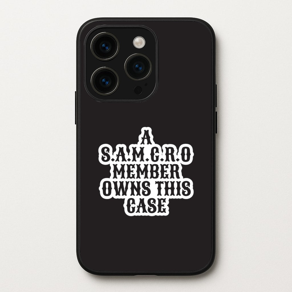 SAMCRO Member iPhone 14 Pro Case