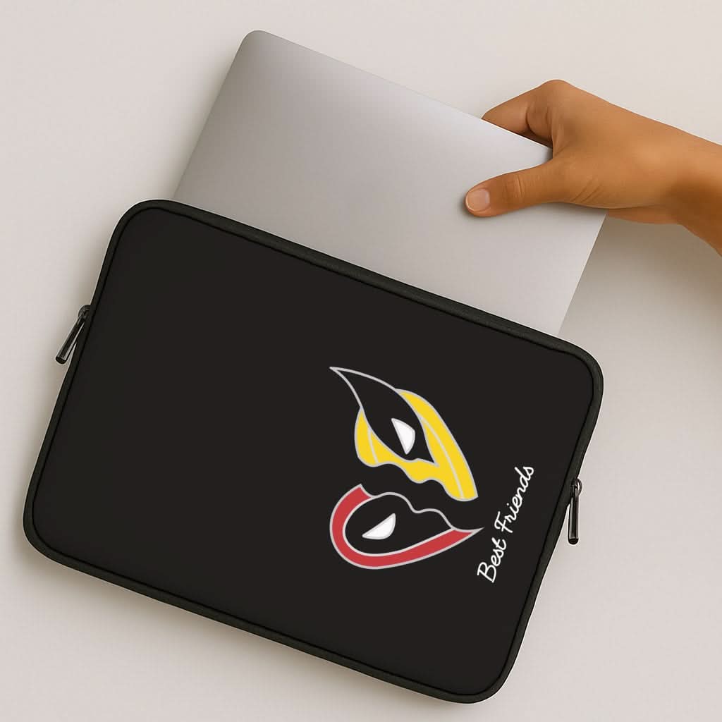 Superhero Best Friends Locket MacBook Cover
