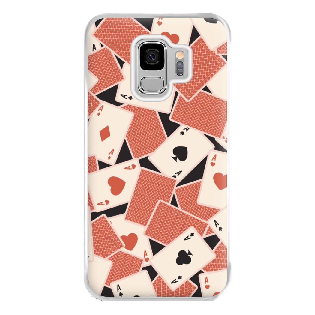 Playing Cards Collage Pattern Galaxy S9 Plus Case