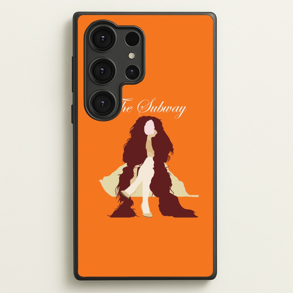 Subway Orange Galaxy S25 Ultra Case