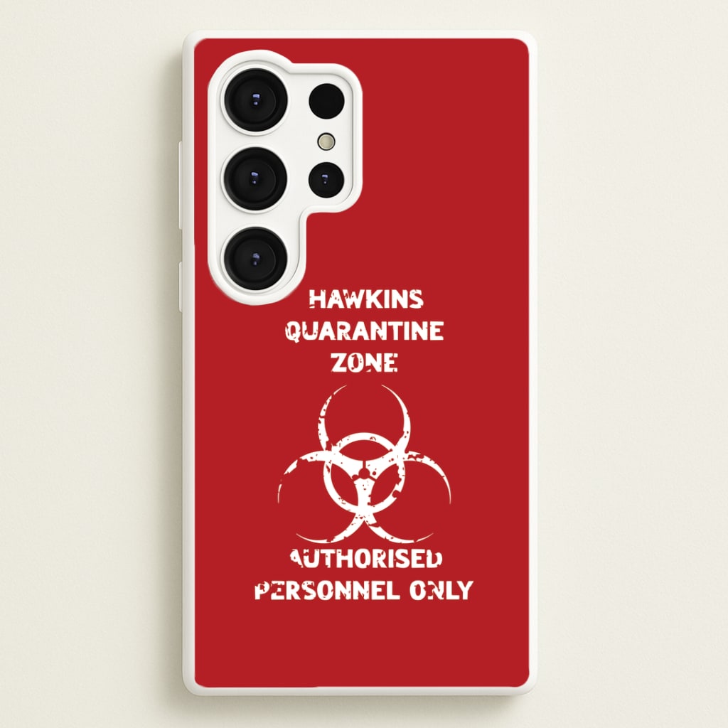 Hawkins Quarantine Zone Galaxy S25 Ultra Case