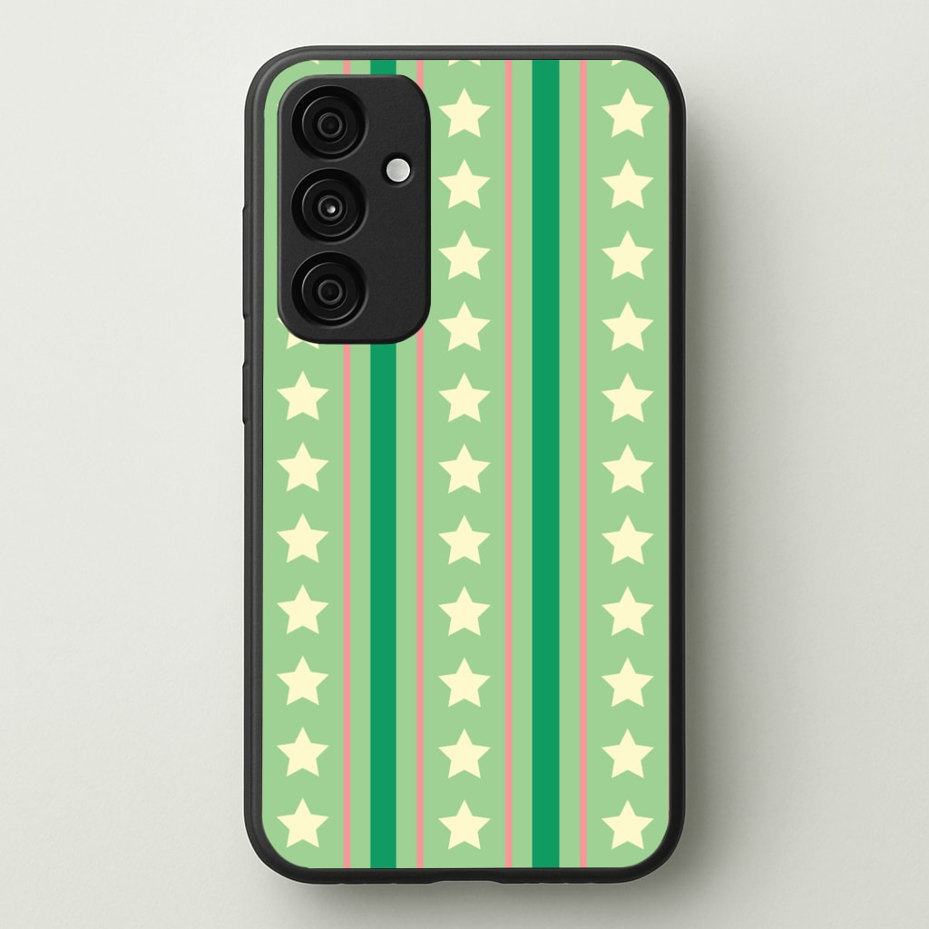 Stars And Stripes Christmas Pattern Galaxy A35 Case