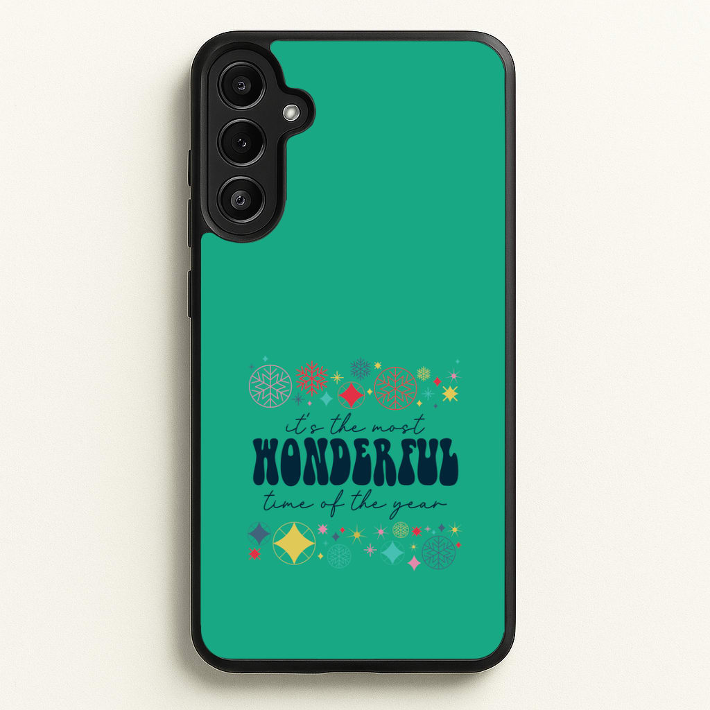 The Most Wonderful Time Of The Year Geometric Galaxy A36 Case