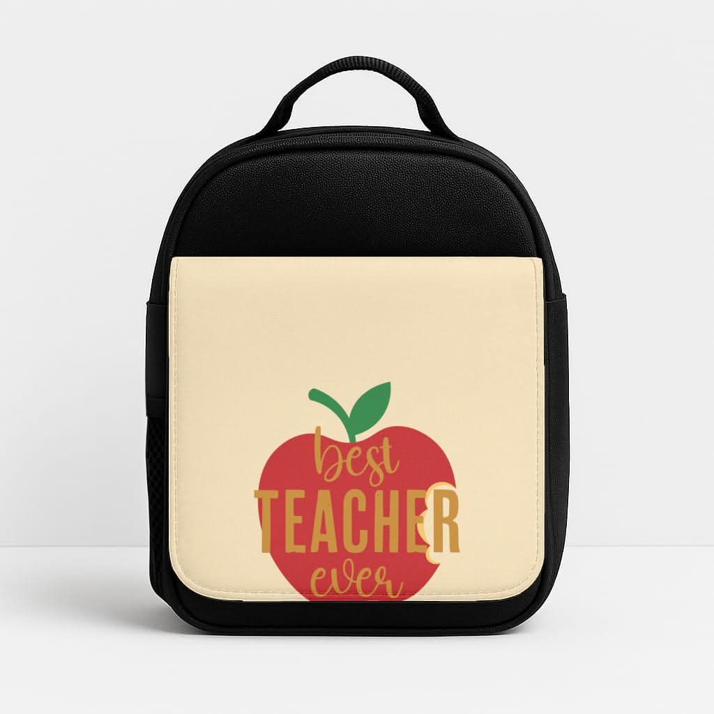 Apple Best Teacher Ever Insulated Lunch Bag