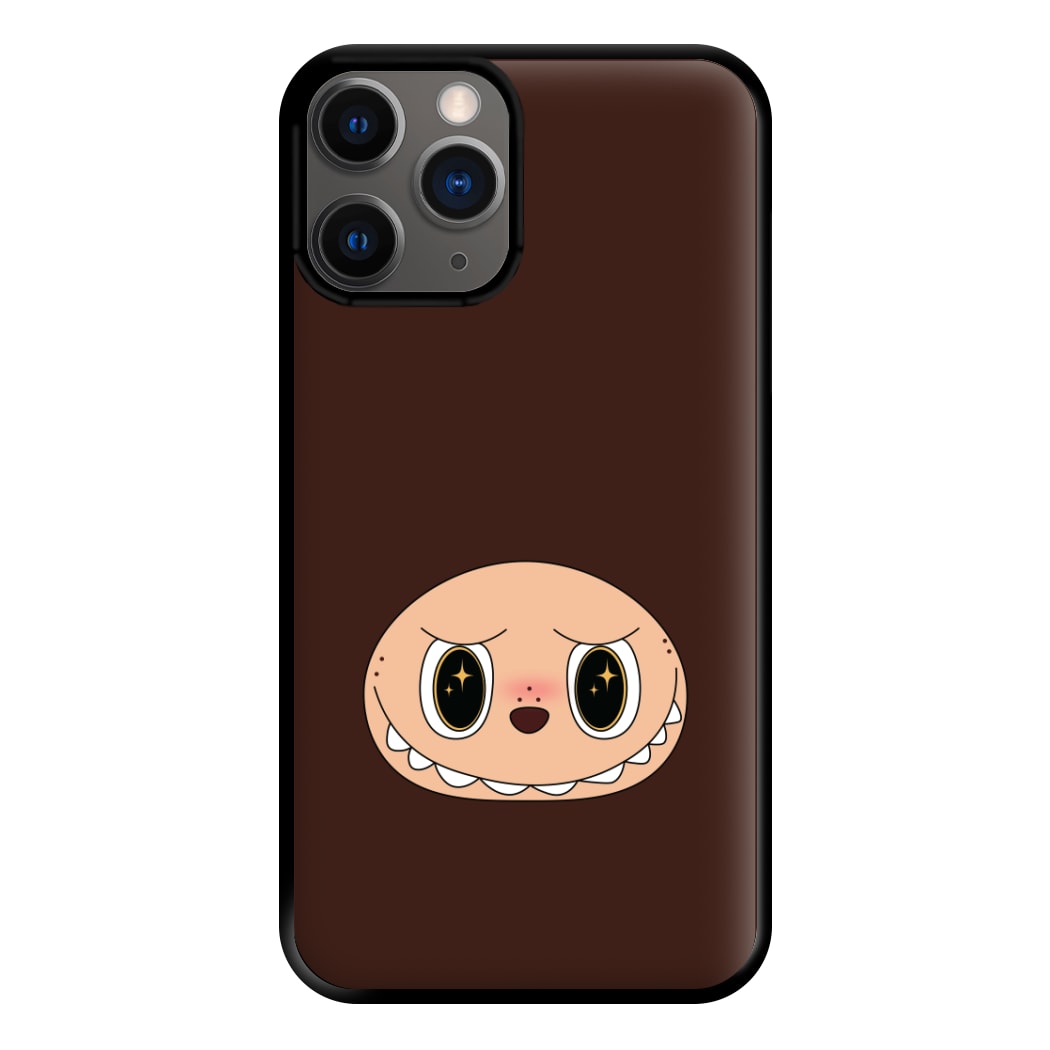 Cute Brown Monster Face iPhone 12 Pro Max Case