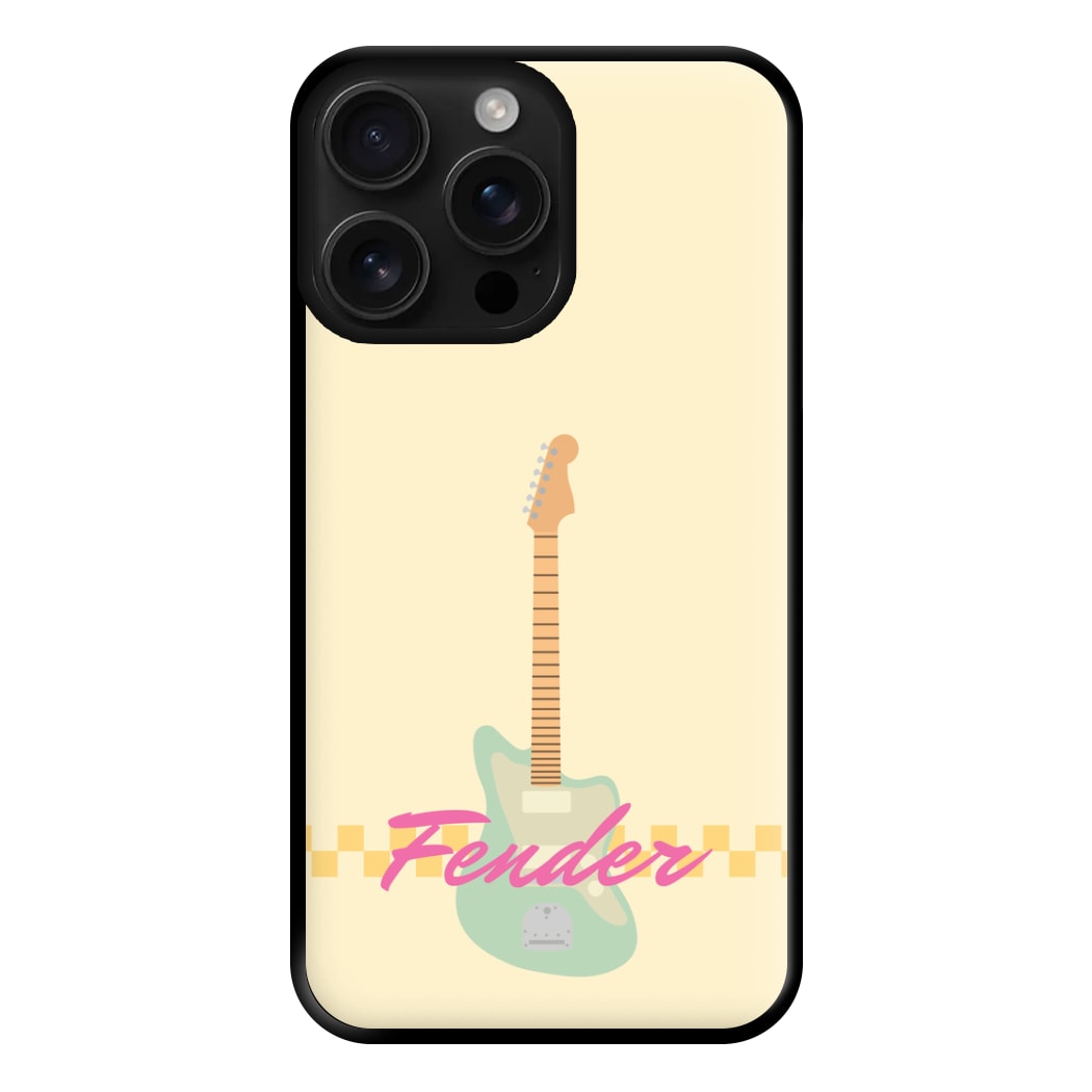 Blue Guitar Fender iPhone 16 Pro Max Case