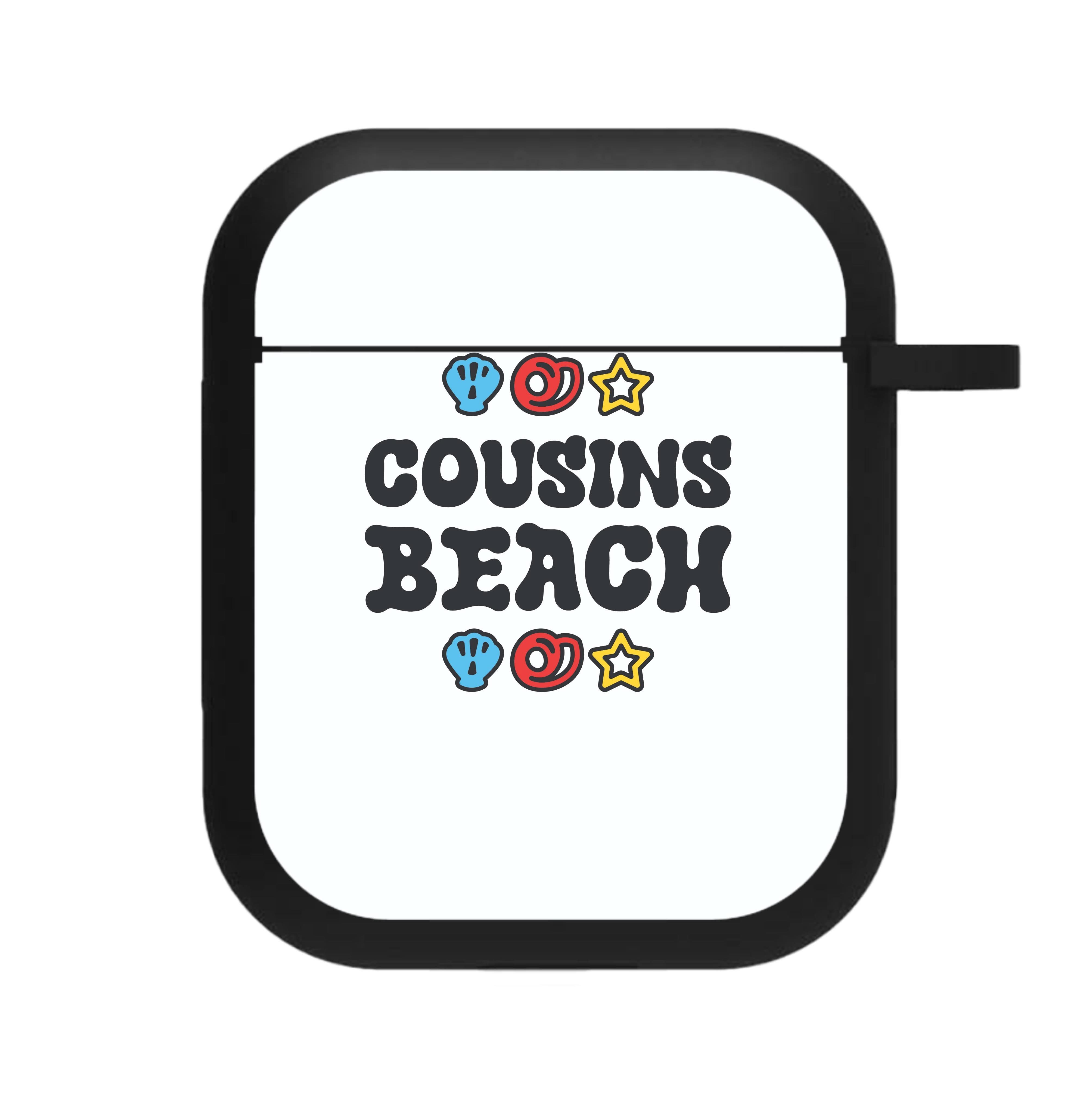 Cartoon Cousins Beach AirPods Case