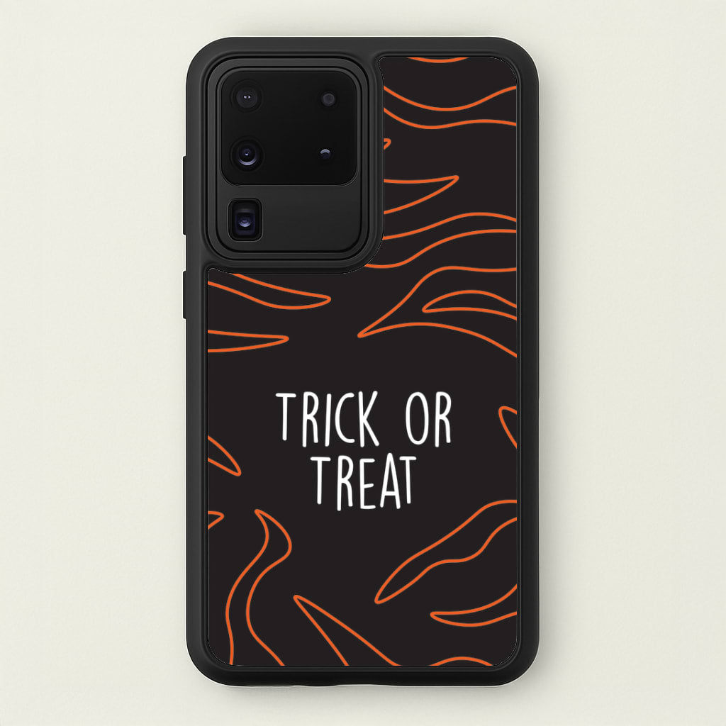 Zebra Print Trick Or Treat Galaxy S20 Ultra Case