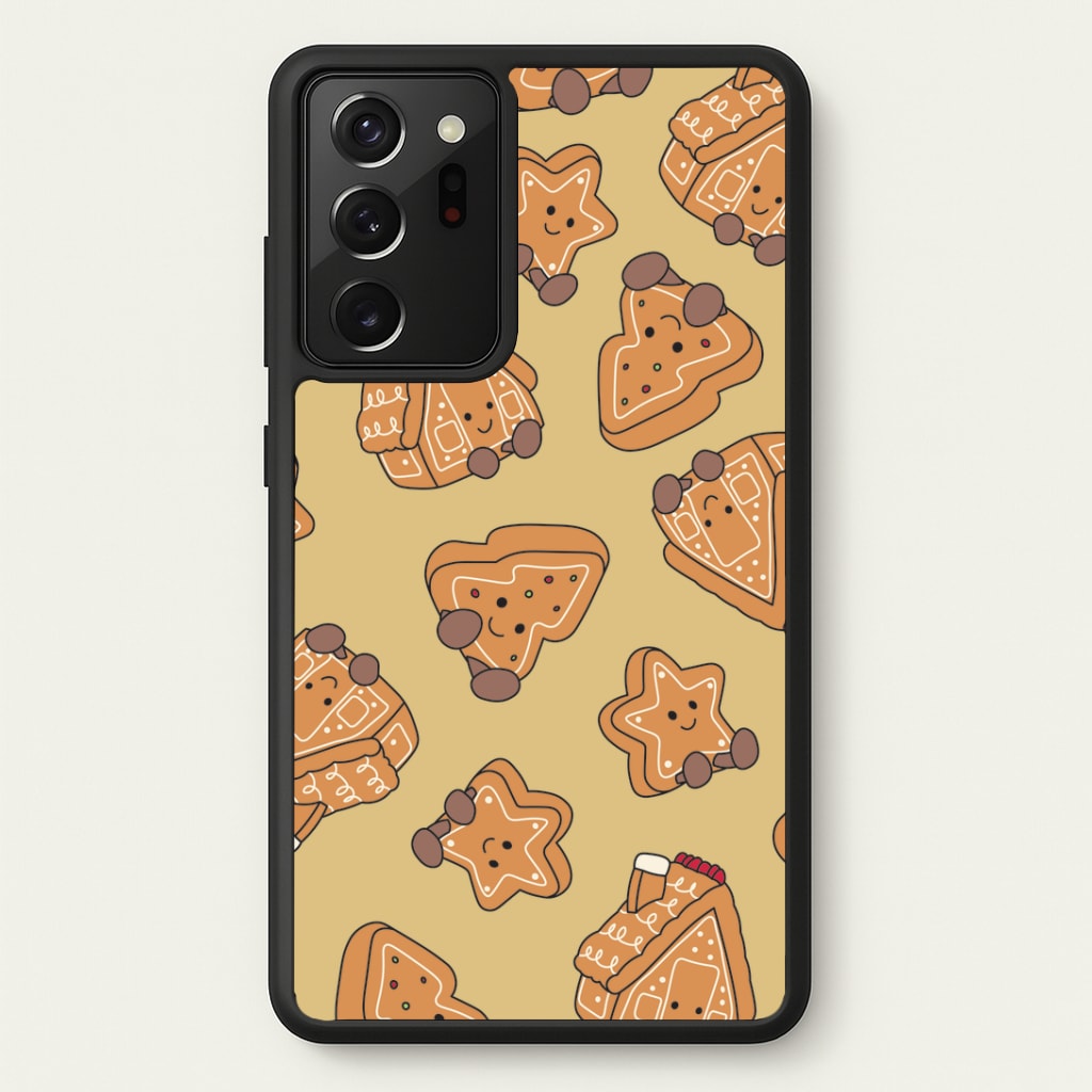 Gingerbread Plushies Pattern Galaxy Note 20 Ultra Case