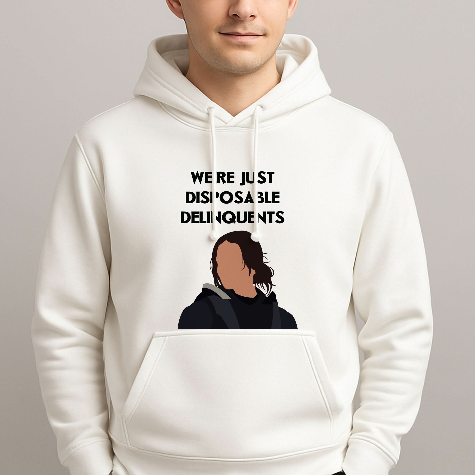 Disposable Delinquents Mens Hoodie
