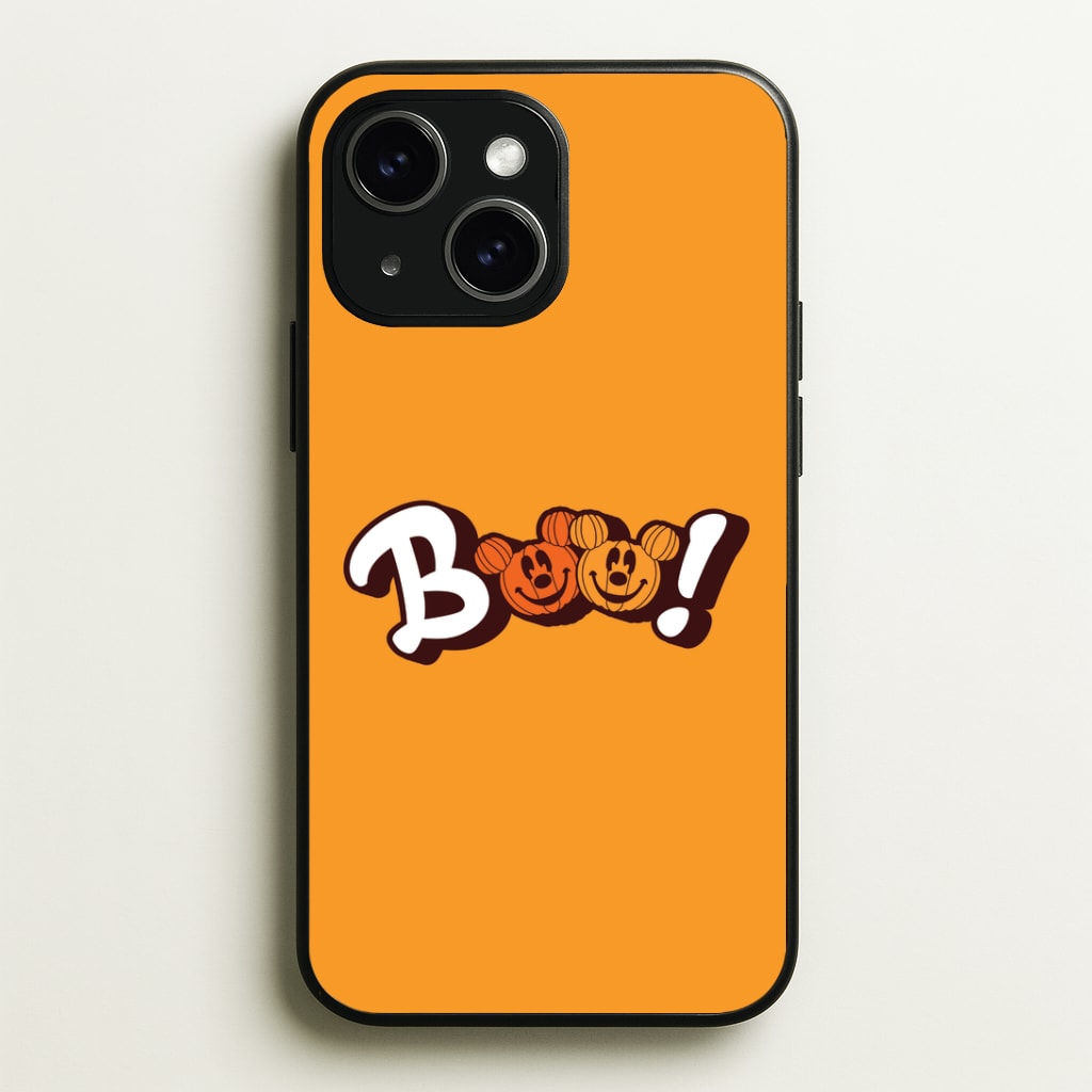 Pumkin Mouse Boo iPhone 14 Plus Case