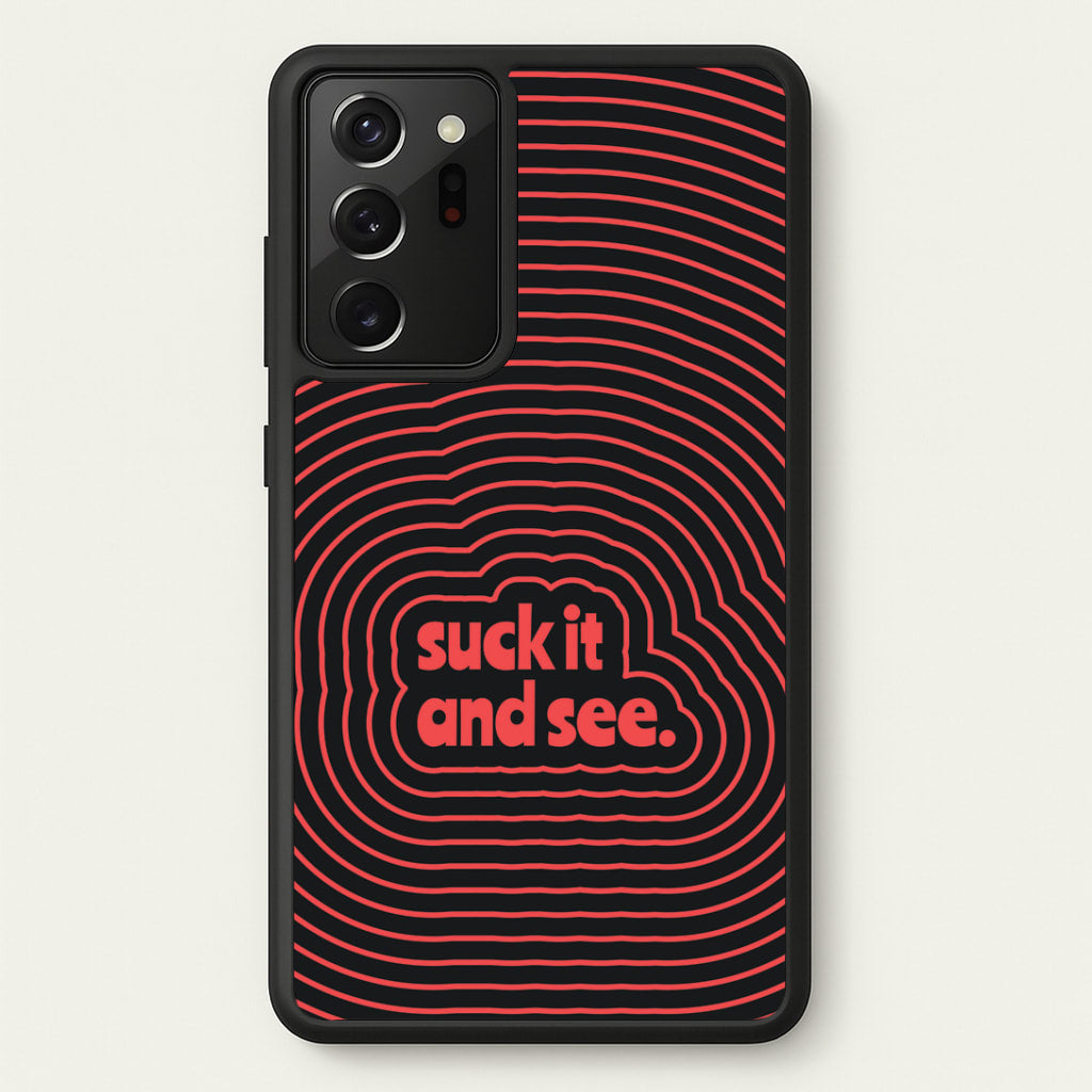 Suck It And See Psychedelic Galaxy Note 20 Ultra Case