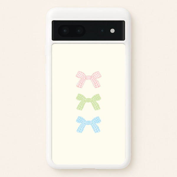 Gingham Tiered Ties Google Pixel 7 Case