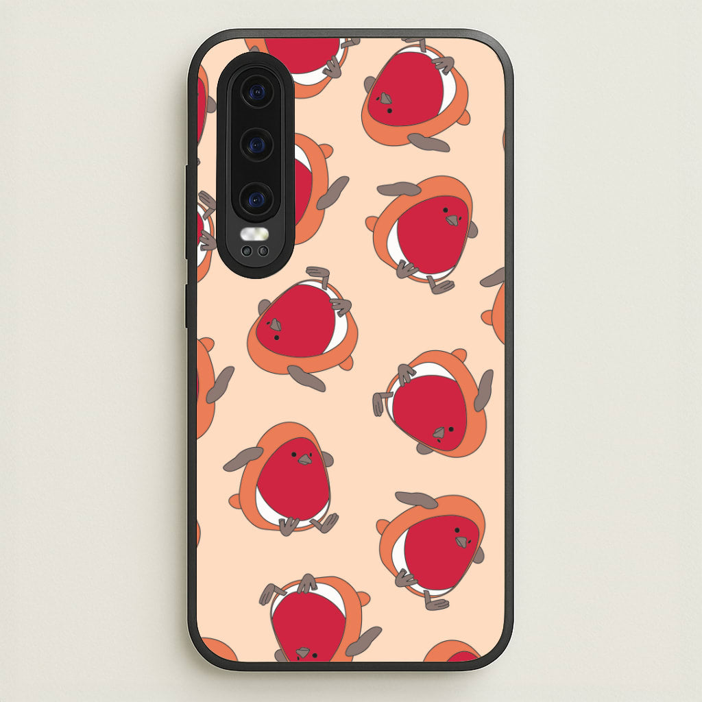 Christmas Robin Plush Pattern Huawei P30 Case