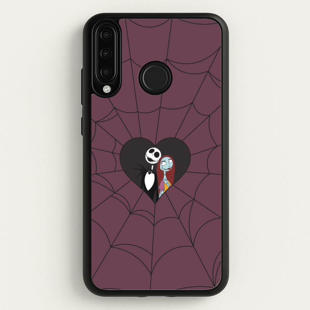 J And S Cobweb Heart Huawei P30 Lite Case