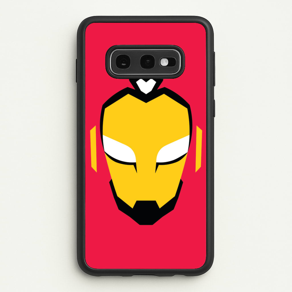 Metal Heart Hero Face Galaxy S10e Case