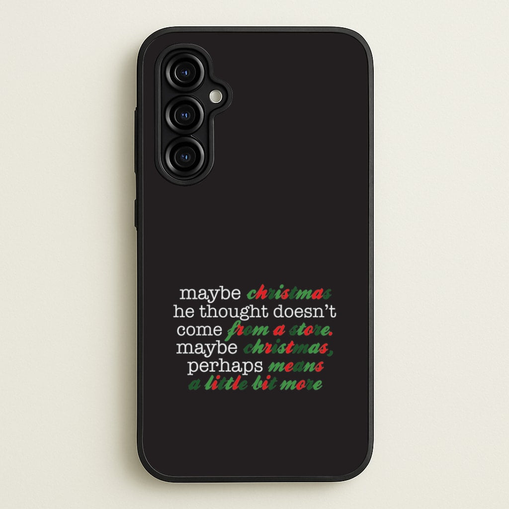 Green Creature Quote Galaxy A54 Case