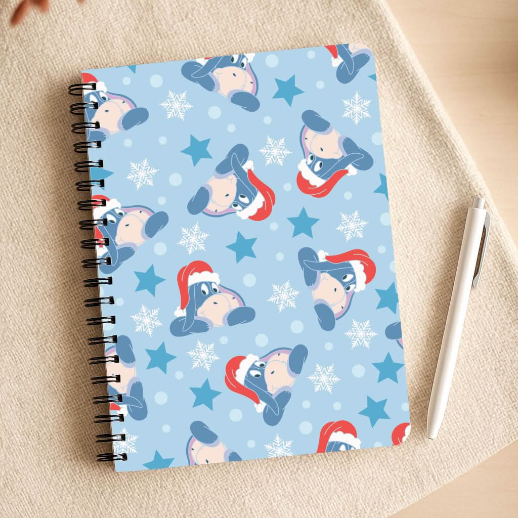 Cartoon Donkey Stars Pattern Notepad