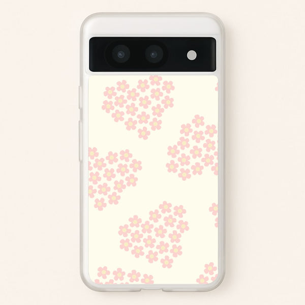Flower Hearts Pattern Google Pixel 8a Case