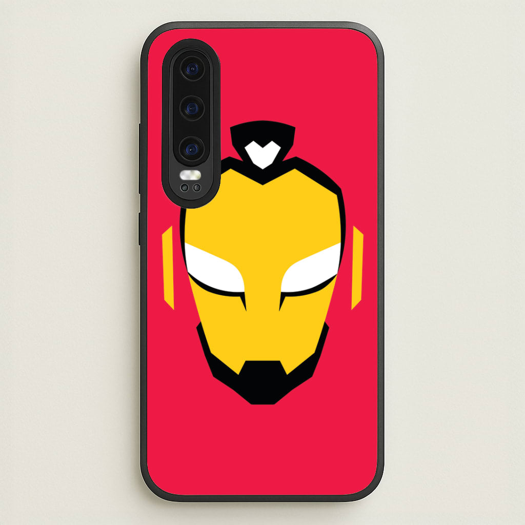 Metal Heart Hero Face Huawei P30 Case
