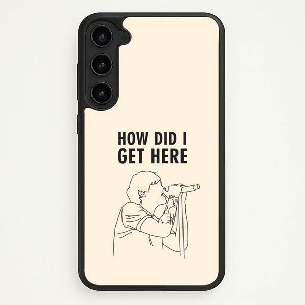 How Did I Get Here Outline Galaxy S23 Plus Case