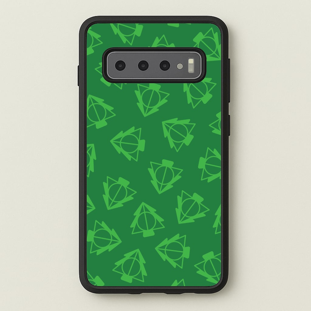 Christmas Tree Wizard Icon Pattern Galaxy S10 Plus Case
