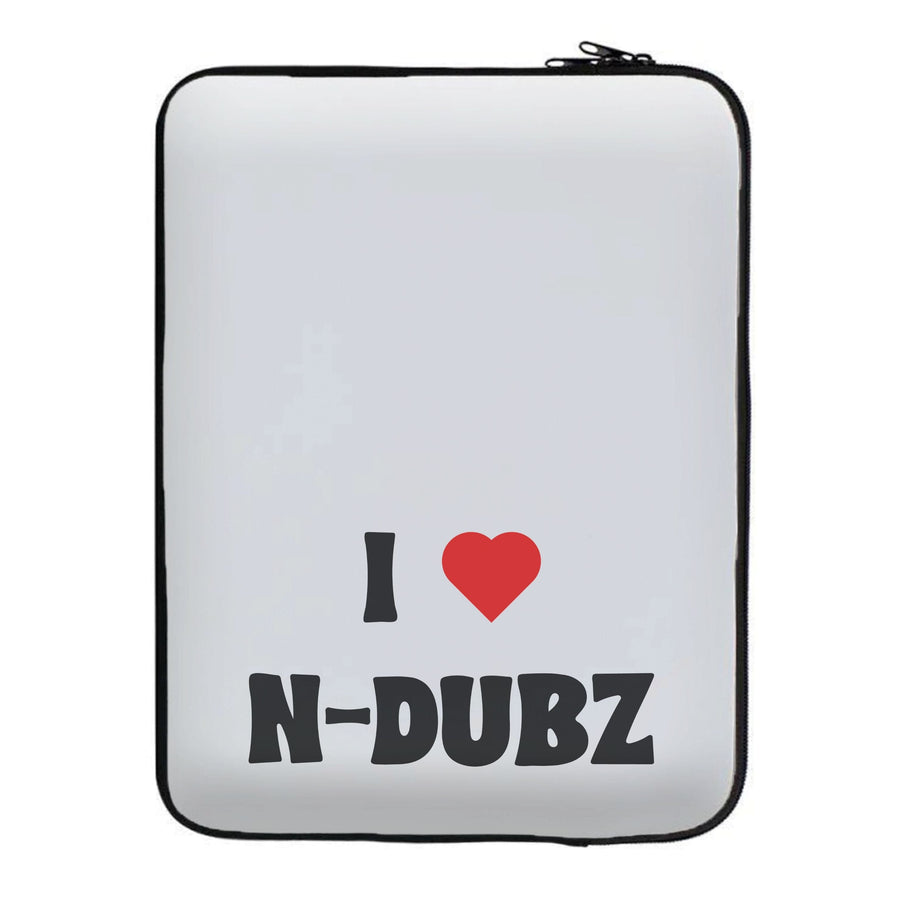 I Love N-Dubz Laptop Sleeve
