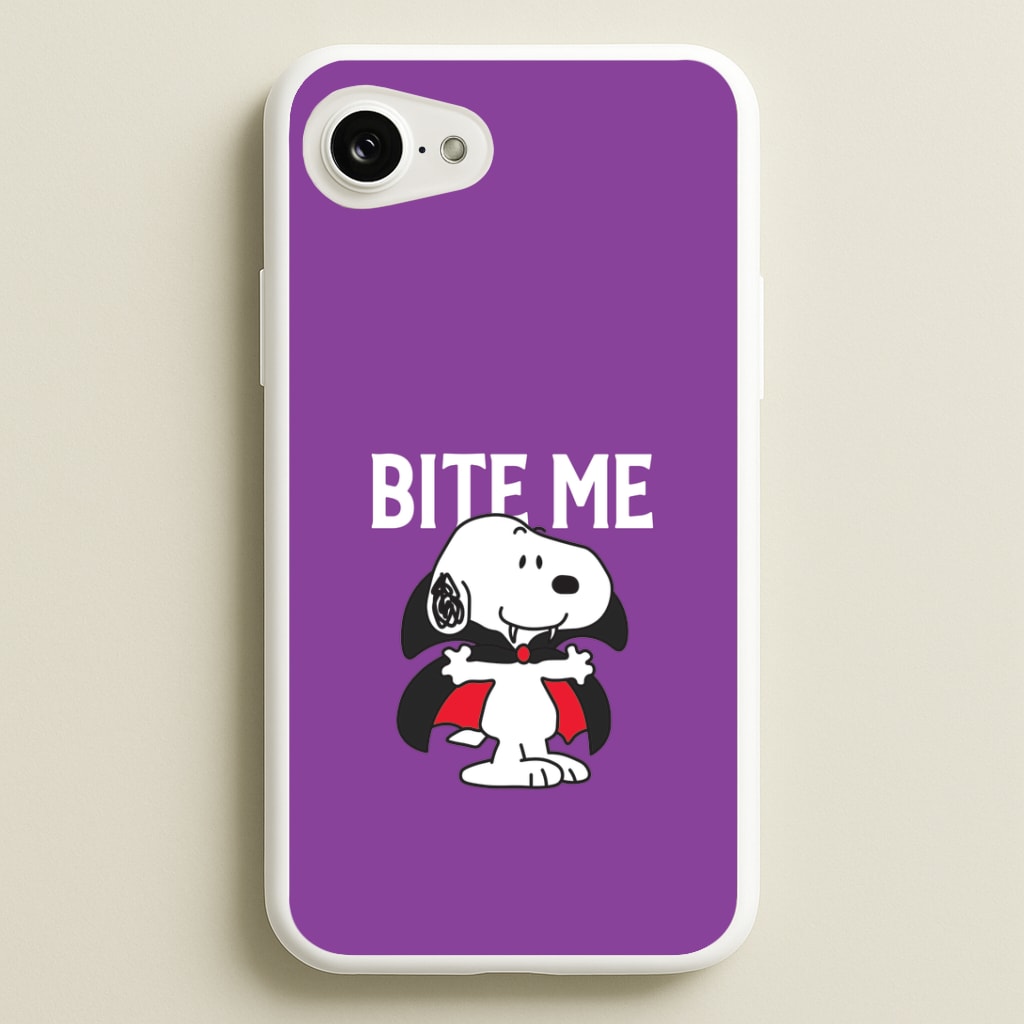 Bite Me Cartoon Beagle iPhone 16e Case