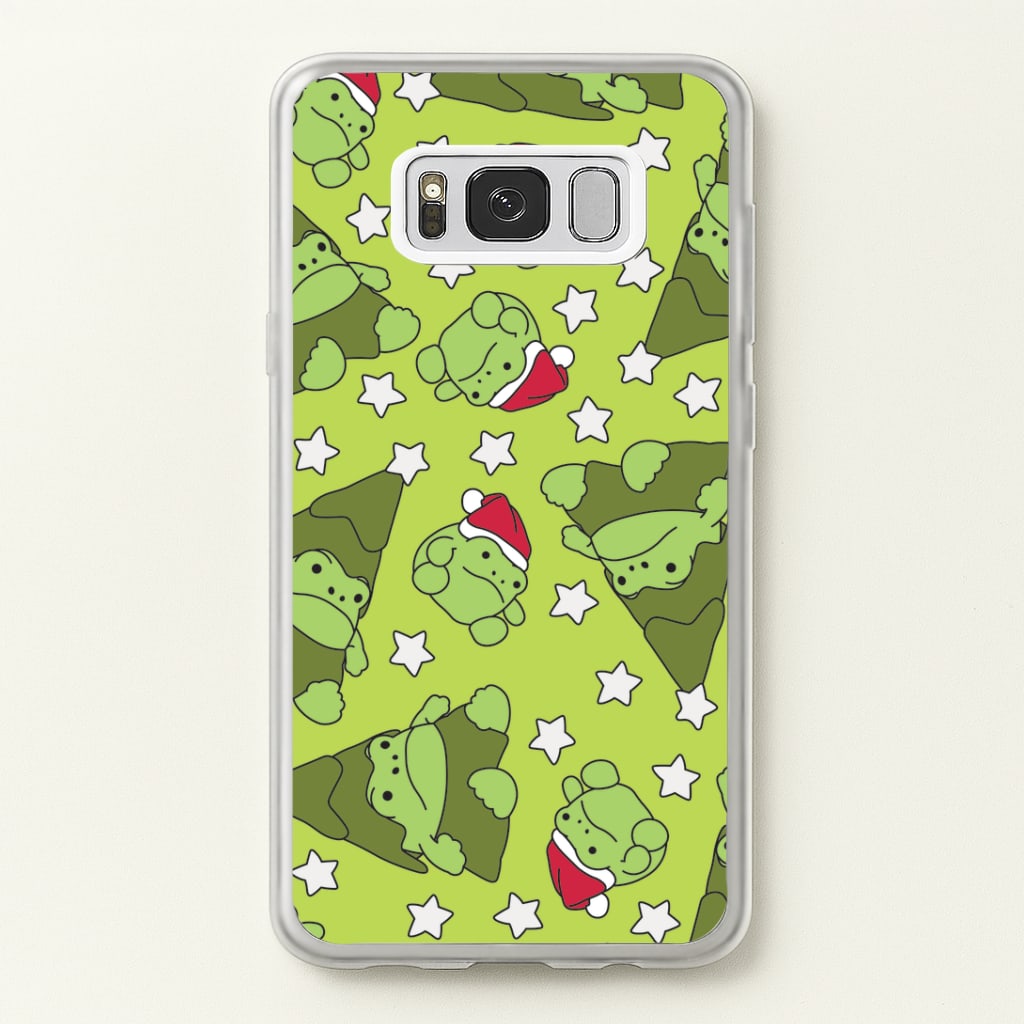 Christmas Frogs And Stars Plush Pattern Galaxy S8 Plus Case