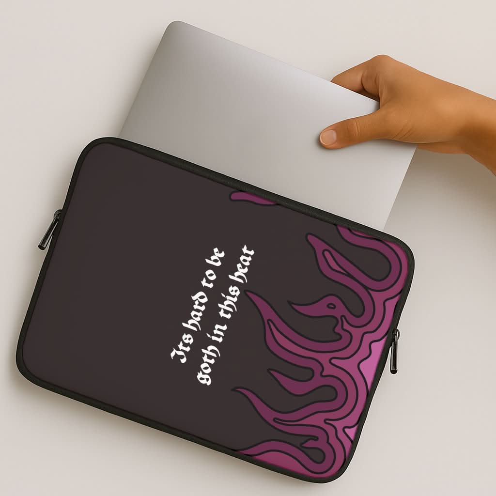 It's Hard To Be Goth In This Heat MacBook Cover