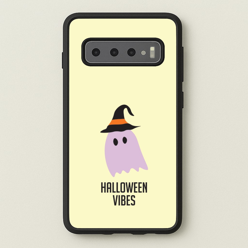 Purple Ghost Halloween Vibes Galaxy S10 Case