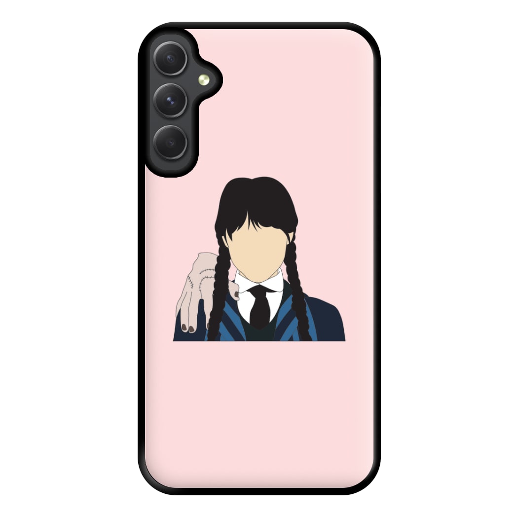 Wednesday And Thing Galaxy A34 Case