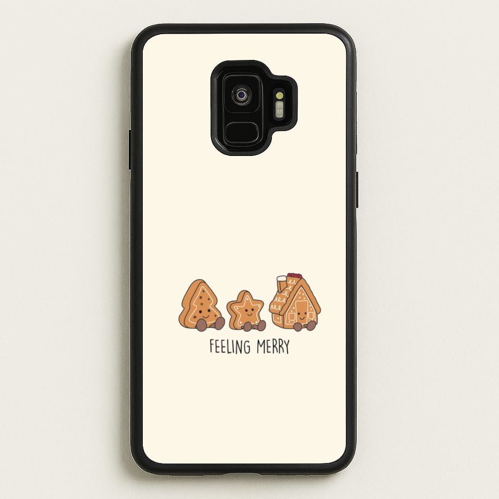 Gingerbread Plushies Quote Galaxy S9 Case