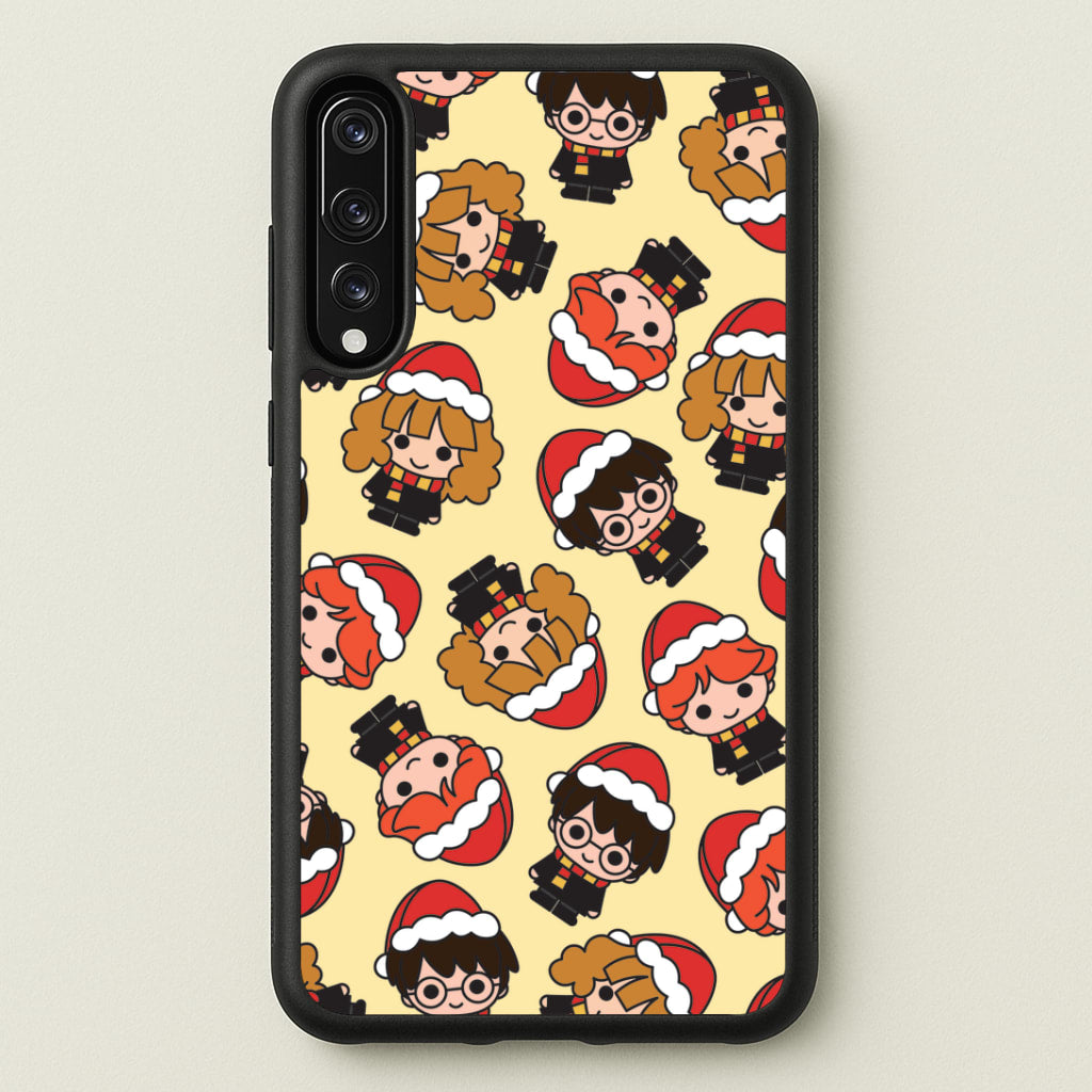 Wizards With Christmas Hats Pattern Huawei P20 Pro Case