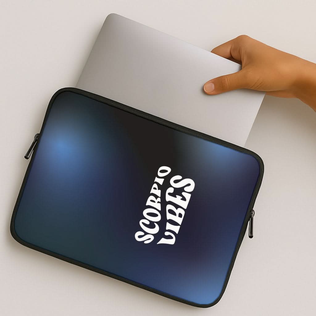 Scorpio Vibes Gradient Zodiac MacBook Cover