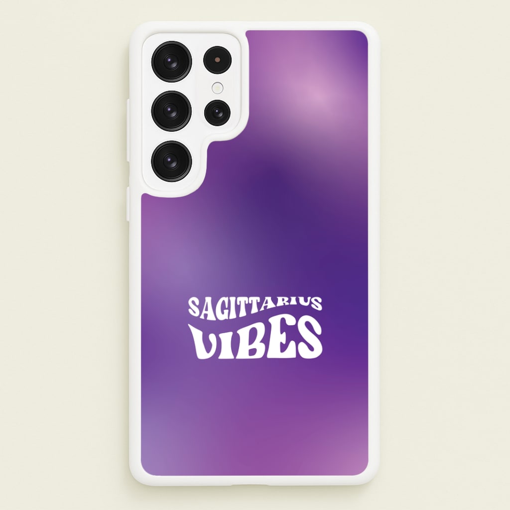 Sagittarius Vibes Gradient Zodiac Galaxy S22 Ultra Case